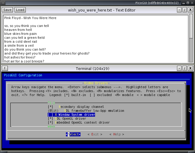 Bitstream Vera in PicoGUI